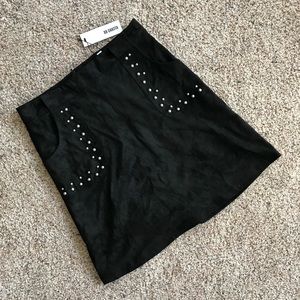 Studded suede BB Dakota skirt